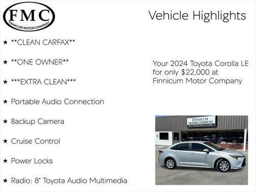 2024 Toyota Corolla LE
