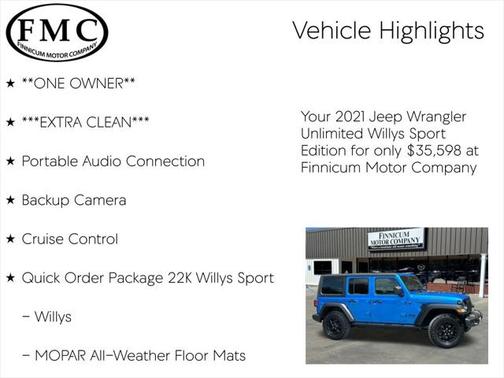 2021 Jeep Wrangler Unlimited Sport