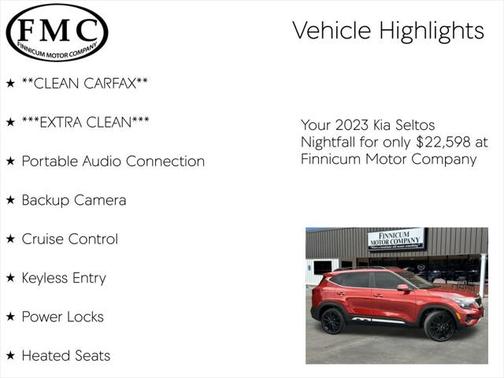 2023 Kia Seltos Nightfall Edition