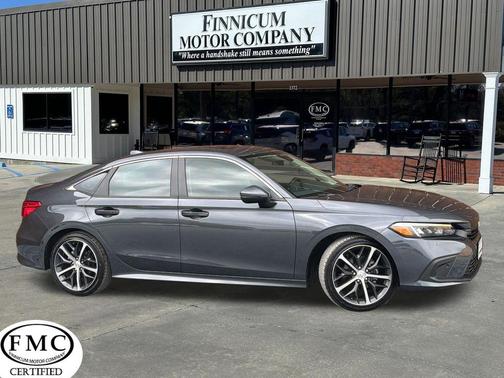 Sonic Gray Pearl 2024 Honda Civic Touring