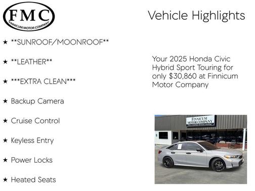 2025 Honda Civic Hybrid Sport Touring