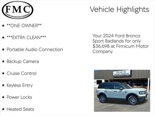 2024 Ford Bronco Sport Badlands
