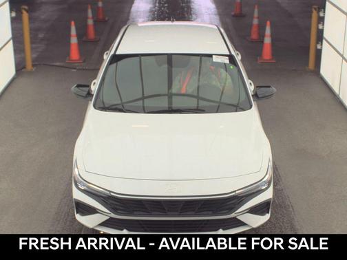 Serenity White 2025 Hyundai ELANTRA Sport