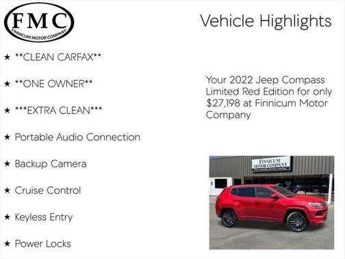 2022 Jeep Compass (RED) Edition 4x4