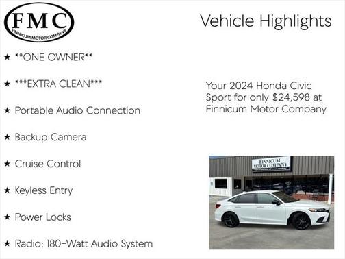 2024 Honda Civic Sport