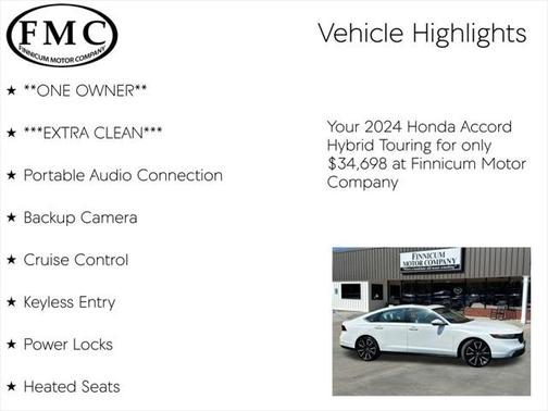 2024 Honda Accord Hybrid Touring