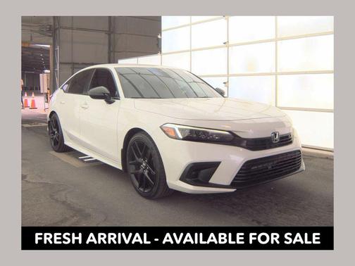 Platinum White Pearl 2022 Honda Civic Sport