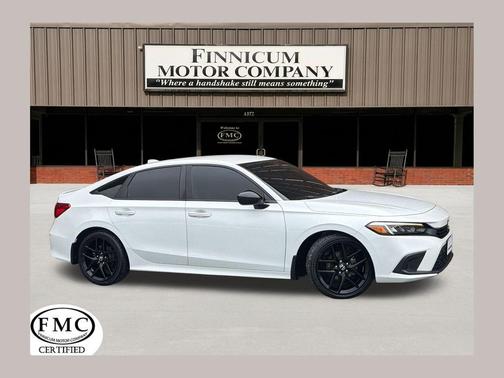 Platinum White Pearl 2022 Honda Civic Sport