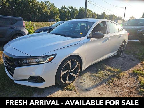 Platinum White Pearl 2021 Honda Accord Sport 1.5T