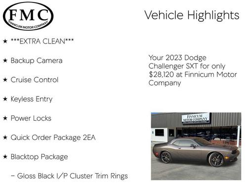 2023 Dodge Challenger SXT