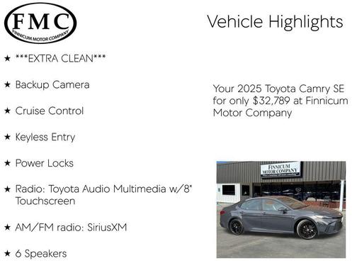 2025 Toyota Camry SE