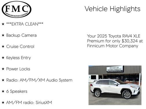 2025 Toyota RAV4 XLE Premium