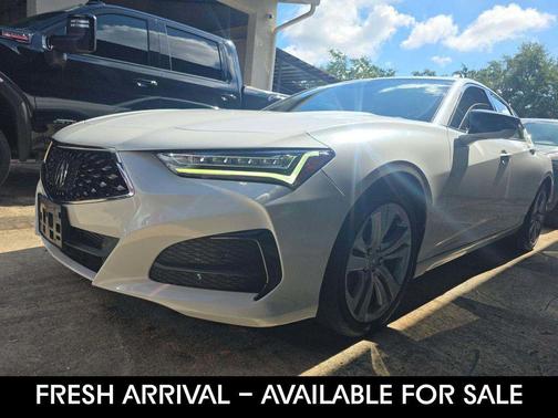Platinum White Pearl 2022 Acura TLX Technology
