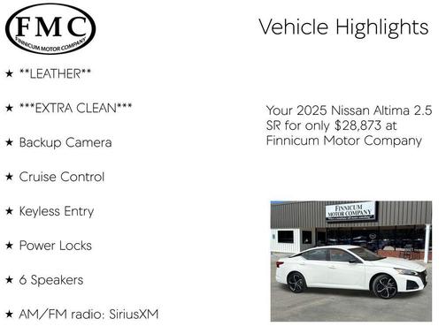 2025 Nissan Altima SR AWD