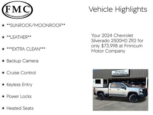 2024 Chevrolet Silverado 2500 4WD Crew Cab Standard Bed ZR2