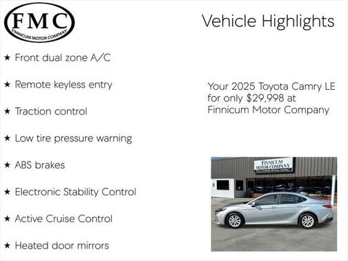 2025 Toyota Camry LE