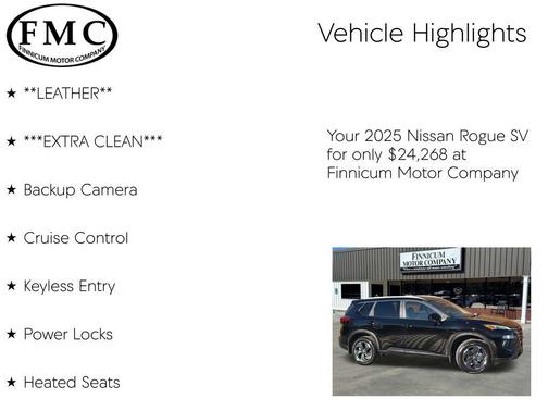 2025 Nissan Rogue SV