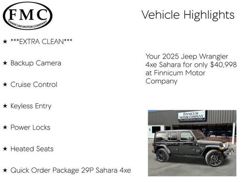 2025 Jeep Wrangler 4xe Sahara