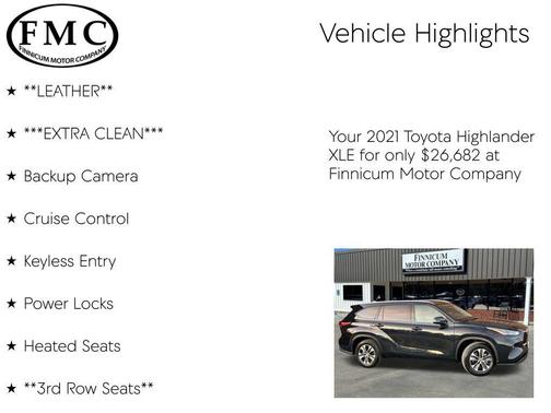 2021 Toyota Highlander XLE