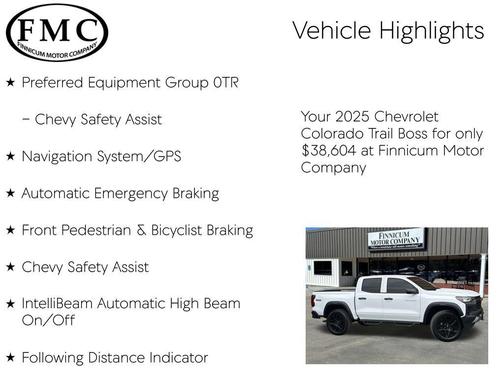 2025 Chevrolet Colorado Trail Boss