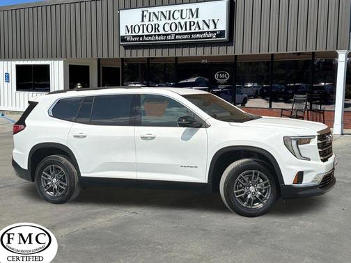 Summit White 2025 GMC Acadia FWD Elevation
