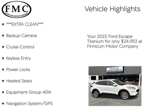 2022 Ford Escape Titanium