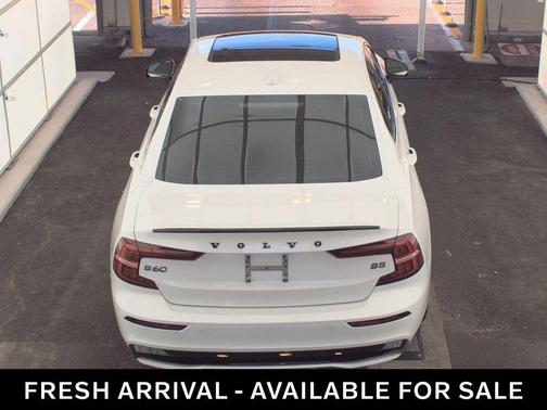 Crystal White Metallic 2024 Volvo S60 B5 Plus Black Edition