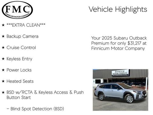 2025 Subaru Outback Premium