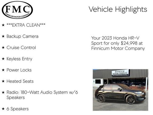 2023 Honda HR-V 2WD Sport