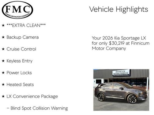 2026 Kia Sportage LX