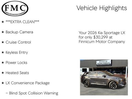 2026 Kia Sportage LX