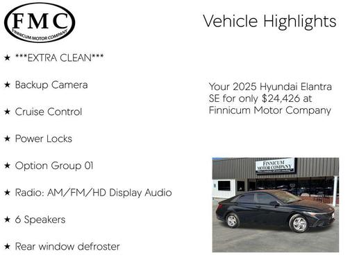 2025 Hyundai ELANTRA SE