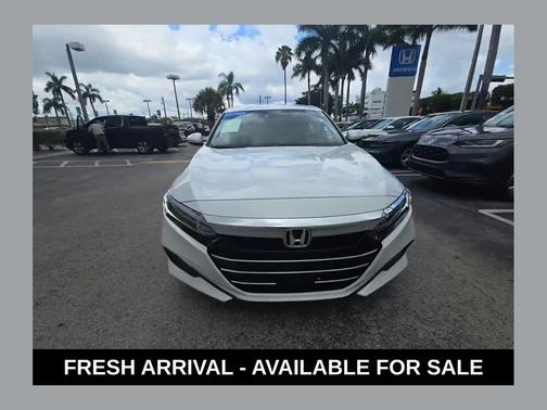 Platinum White Pearl 2021 Honda Accord LX 1.5T