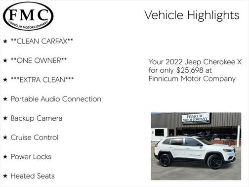 2022 Jeep Cherokee X 4x4