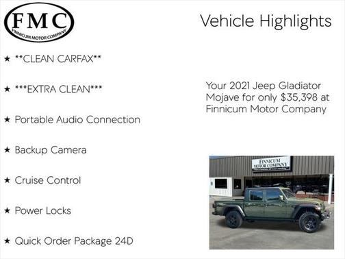 2021 Jeep Gladiator Mojave 4X4
