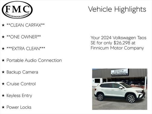 2024 Volkswagen Taos 1.5T SE