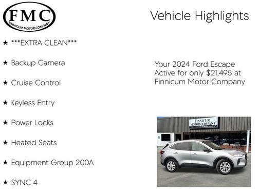 2024 Ford Escape Active