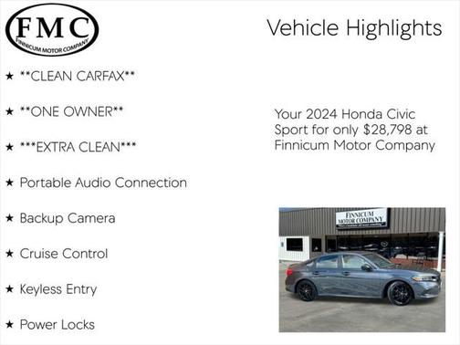 2024 Honda Civic Sport