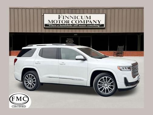 White Frost Tricoat 2023 GMC Acadia Denali