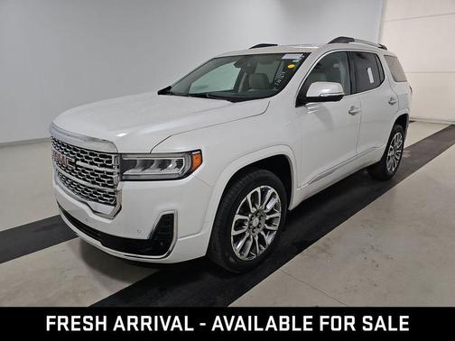 White Frost Tricoat 2023 GMC Acadia Denali