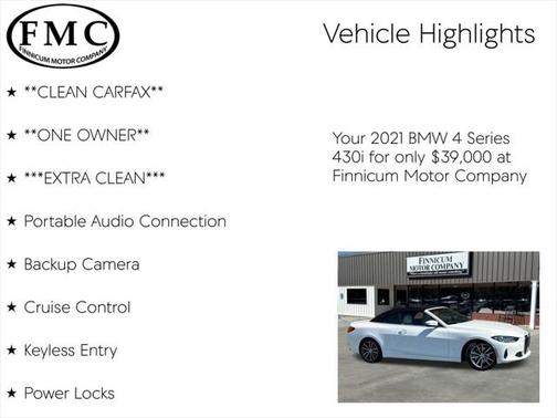 2021 BMW 430 i