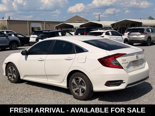 Platinum White Pearl 2020 Honda Civic LX