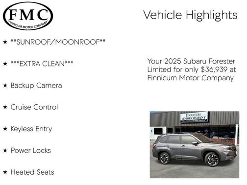 2025 Subaru Forester Limited
