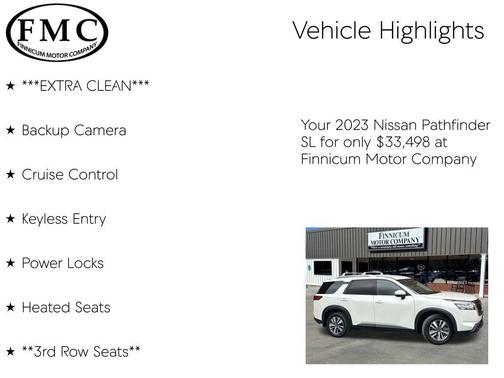 2023 Nissan Pathfinder SL 4WD