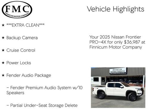 2025 Nissan Frontier PRO-4X