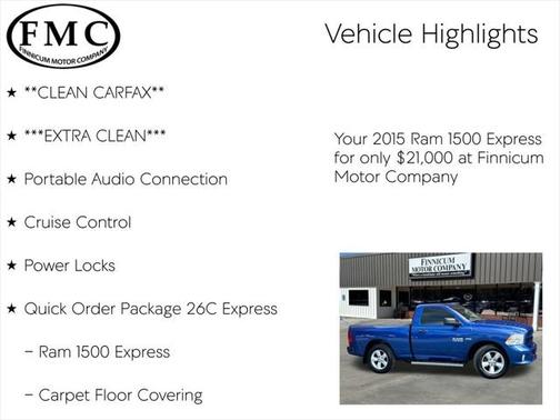 2015 RAM 1500 Tradesman/Express