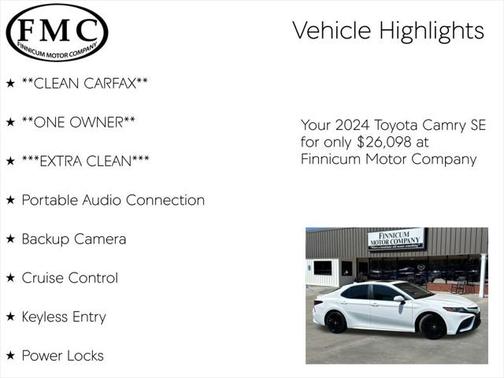 2024 Toyota Camry SE