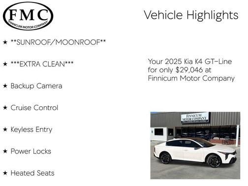 2025 Kia K4 GT-Line