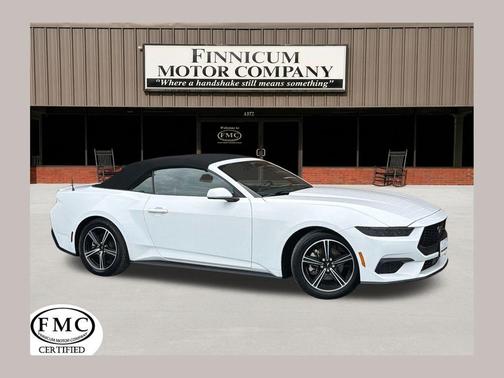 Oxford White 2025 Ford Mustang EcoBoost Premium