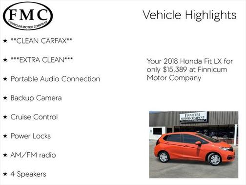 2018 Honda Fit LX